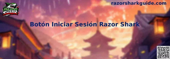 Botón Iniciar Sesión Razor Shark