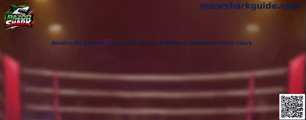 Autenticación de Nombre De Usuario, Correo Electrónico O Número Telefónico Razor Shark