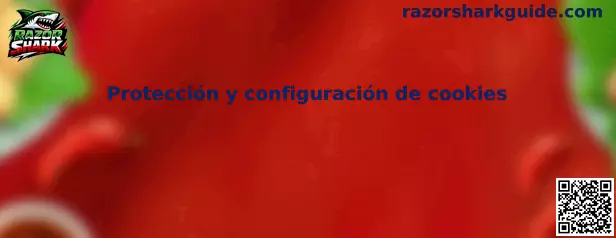 Protección y configuración de cookies del sitio web Razor Shark
