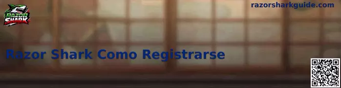 Registro seguro en Razor Shark